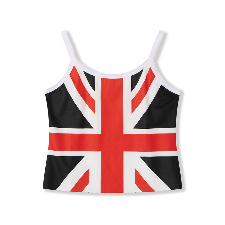 Damen Crop-Top mit Britischem Motiv Drune