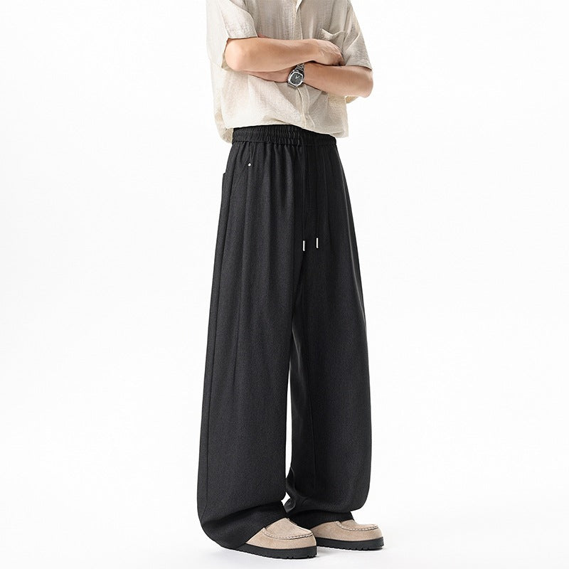 Damen Palazzo-Loungehose mit Tunnelzug und extra weitem Bein Drune