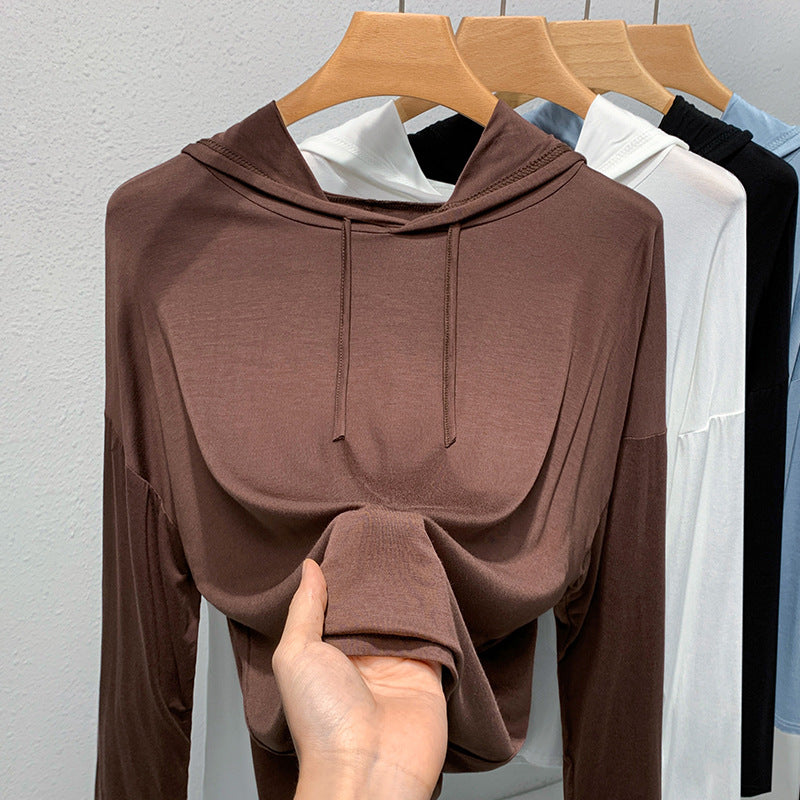 Damen Hoodie mit lässigem Schnitt und atmungsaktivem Material Drune