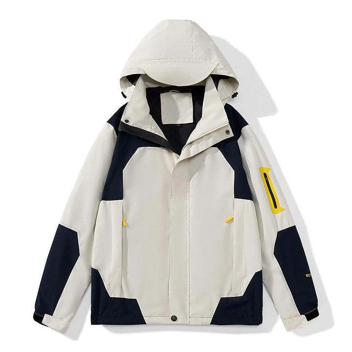 Herren Wetterfeste technische Outdoor-Jacke Drune
