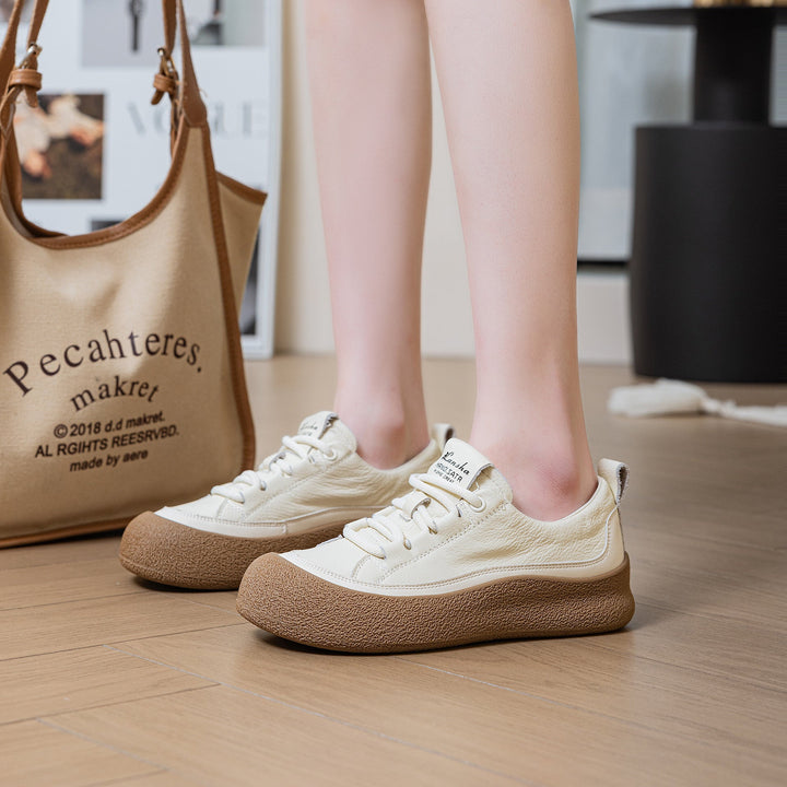 Damen Komfortable Sneakers mit sportlicher Profilsohle Drune