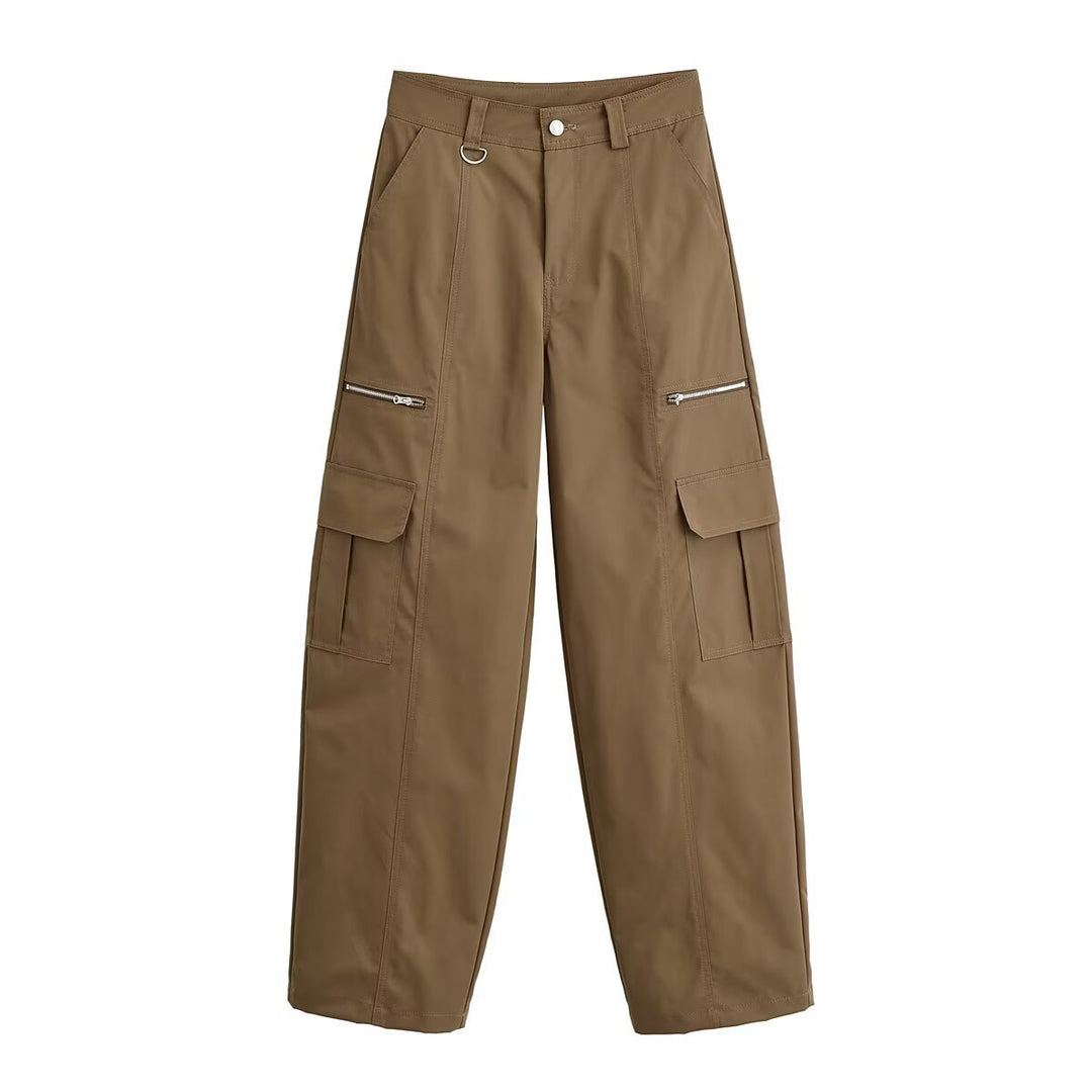 Damen Cargohose mit praktischen Seitentaschen und modischem Schnitt Drune