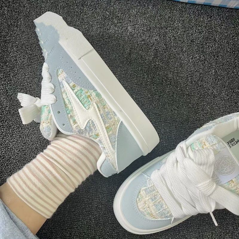 Damen modische Sneakers mit einzigartiger Textur und komfortabler Sohle Drune