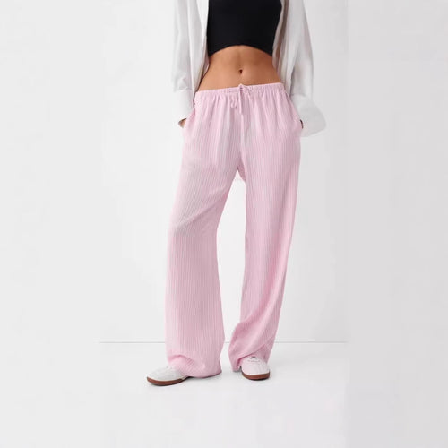 Damen lässige Freizeithose mit Gürtel Drune