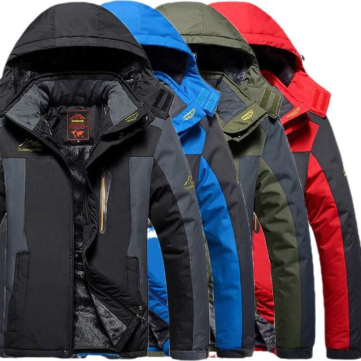 Herren Technische Outdoorjacke mit hochfunktionalem Kapuzendesign Drune