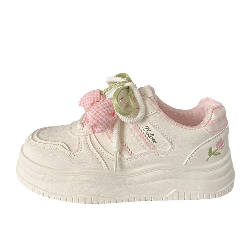 Damen Sneakers mit verspieltem Design und dekorativen Schleifen von Drune