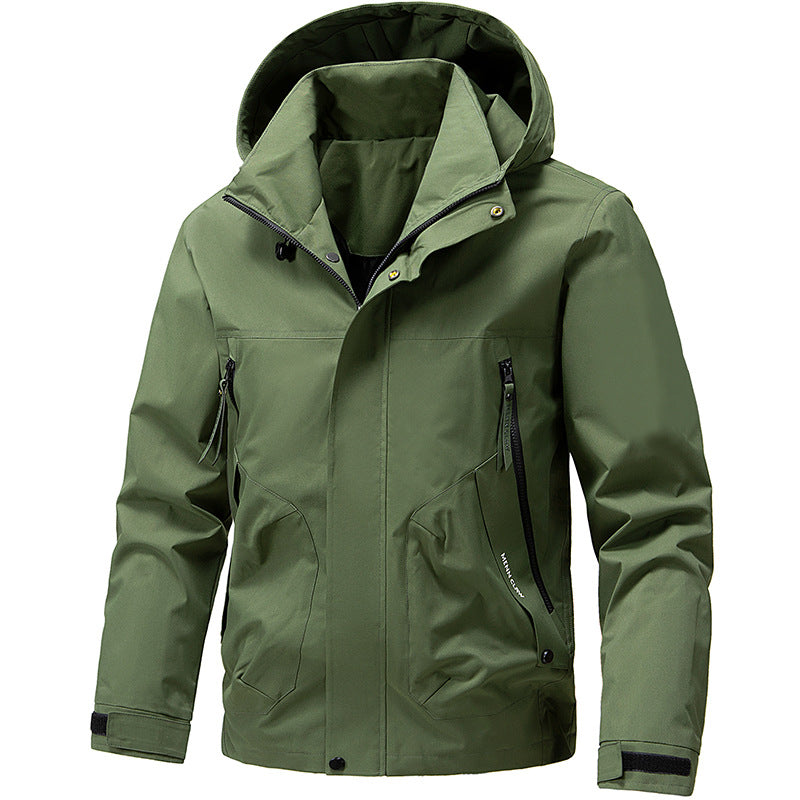 Herren Wasserdichte Multifunktionsjacke Drune