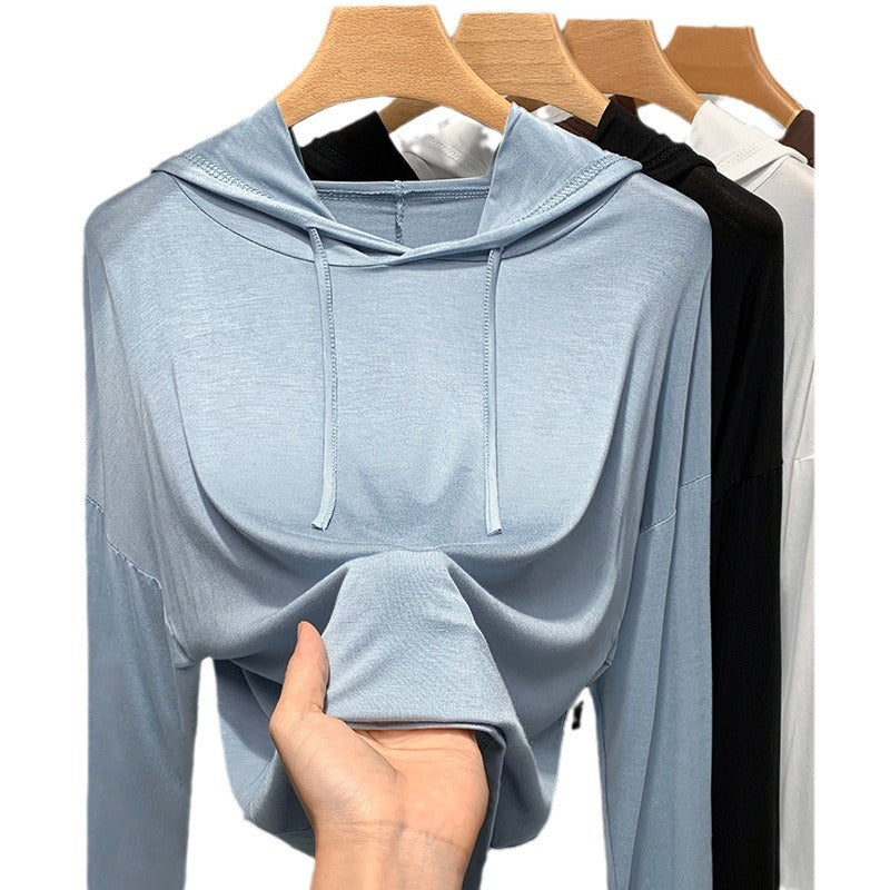 Damen Hoodie mit lässigem Schnitt und atmungsaktivem Material Drune