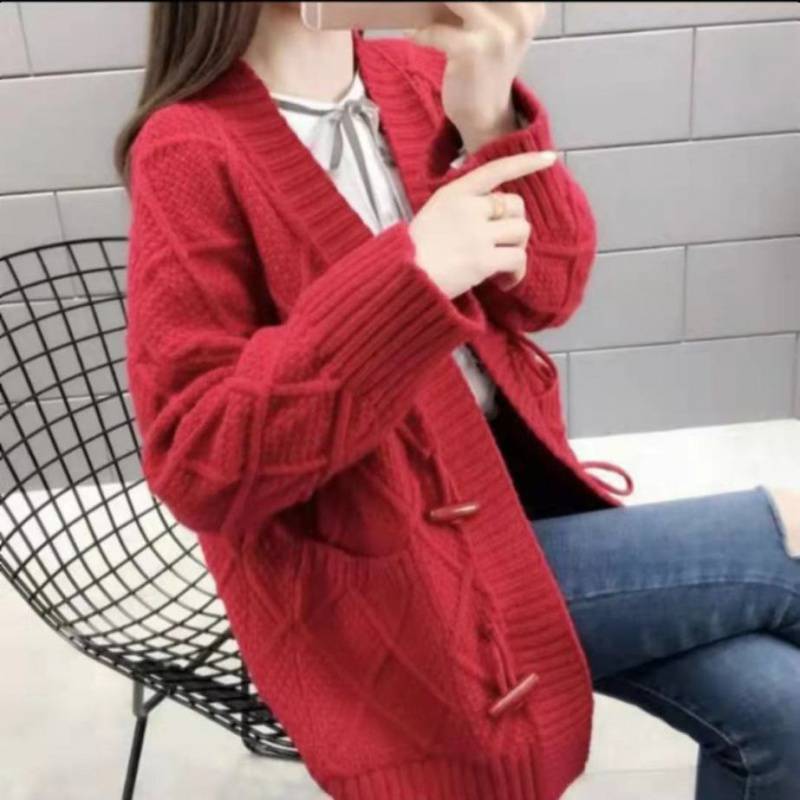 Damen Strickcardigan mit Zopf- und Strukturdesign Drune