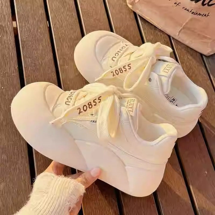 Damen Plattform Sneaker mit modernem Design und dämpfender Sohle Drune