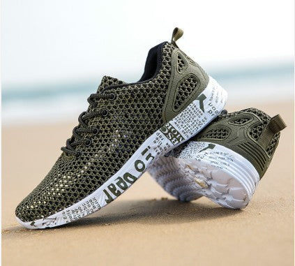 Herren Leichte Atmungsaktive Netz Sportschuhe Drune