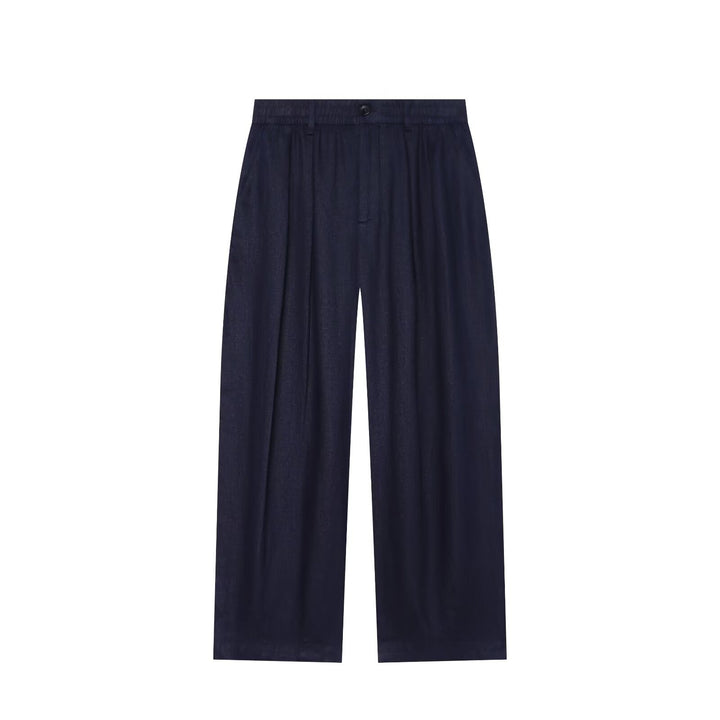 Damen Oversized Seidenimitat-Hemdbluse mit Kentkragen und Manschetten Drune