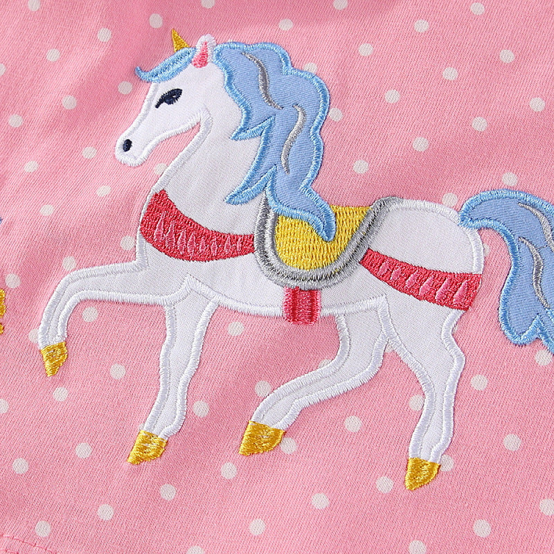 Mädchen Sommerkleid mit bezauberndem Einhorn-Design Drune