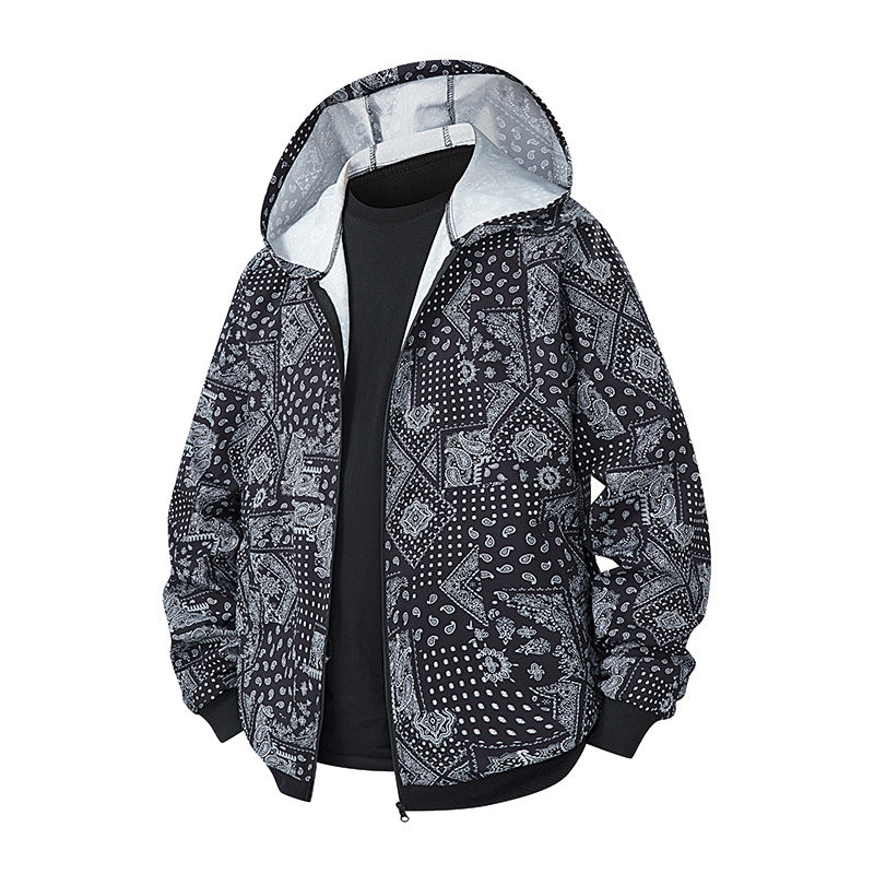 Herren Sportliche Outdoorjacke mit Kapuze Drune