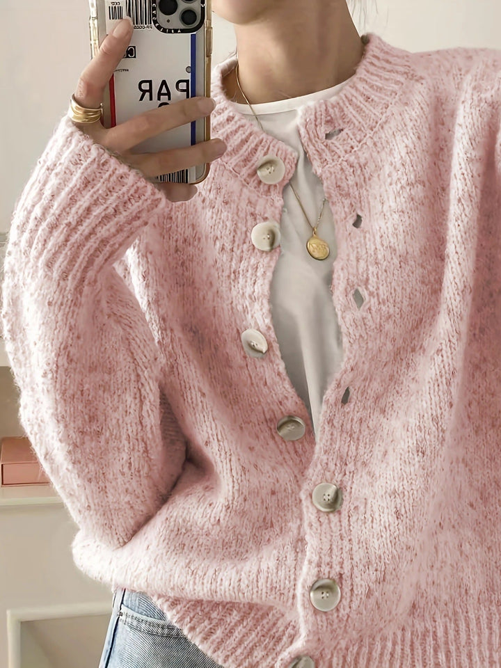 Damen Kuschelige Strickjacke Drune
