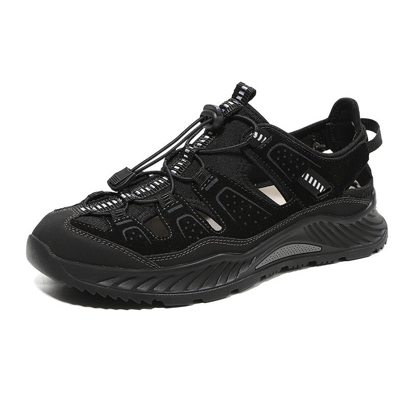 Herren Sportliche Wander-Sandalen mit rutschfester Sohle und verstellbarem Riemen Drune