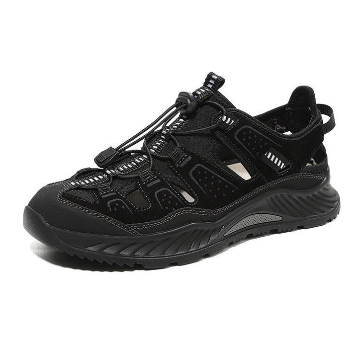 Herren Sportliche Wander-Sandalen mit rutschfester Sohle und verstellbarem Riemen Drune