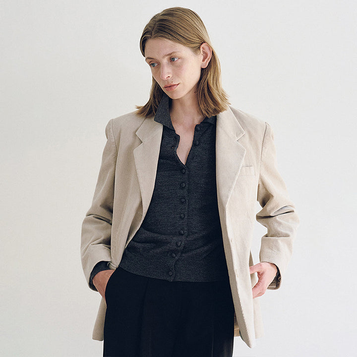 Damen Eleganter Vintage-Sakko Drune