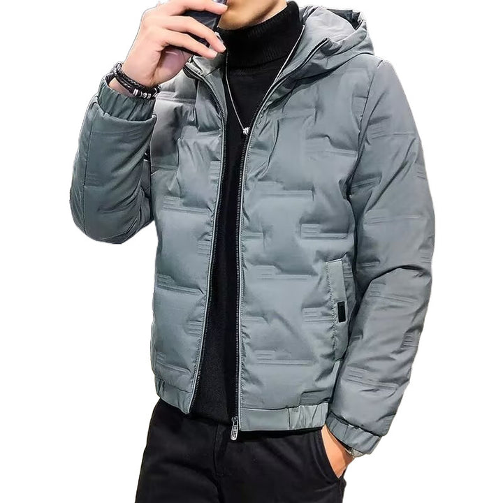 Herren Wattierte Steppjacke mit Kapuze Drune
