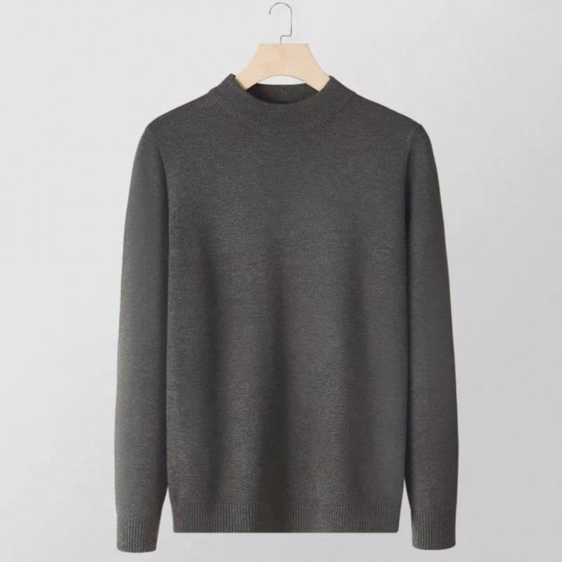Damen Feinstrick-Stehkragenpullover aus Baumwollmix mit gerippten Bündchen Drune
