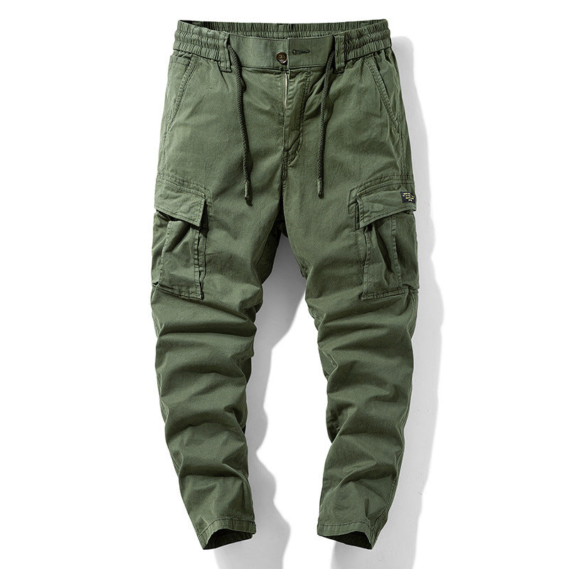 Herren Urbaner Ripstop-Cargo-Jogger mit elastischem Komfortbund und Mehrfach‑Klappentaschen Drune