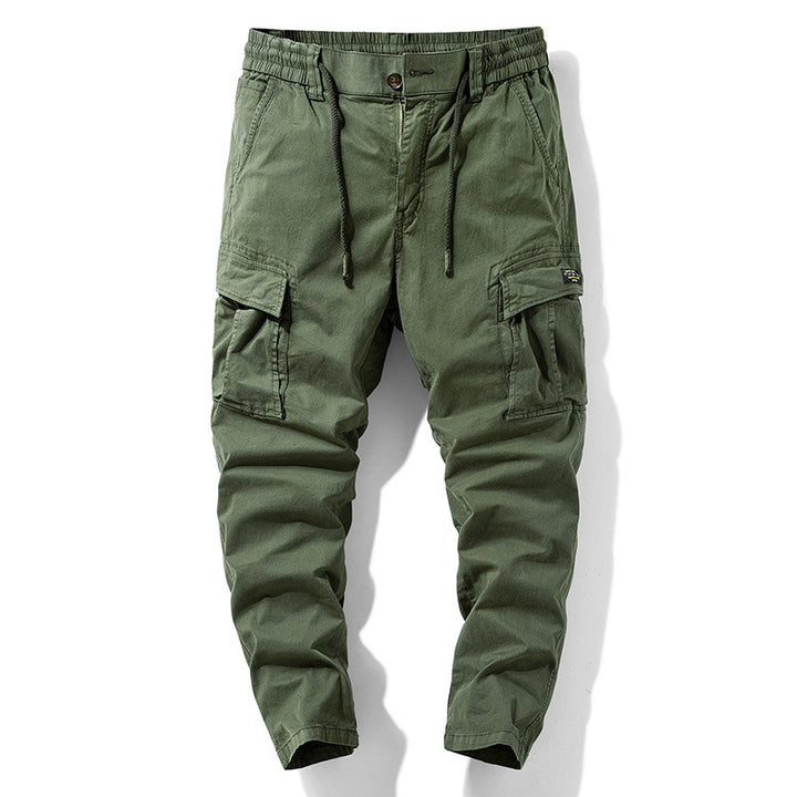 Herren Urbaner Ripstop-Cargo-Jogger mit elastischem Komfortbund und Mehrfach‑Klappentaschen Drune