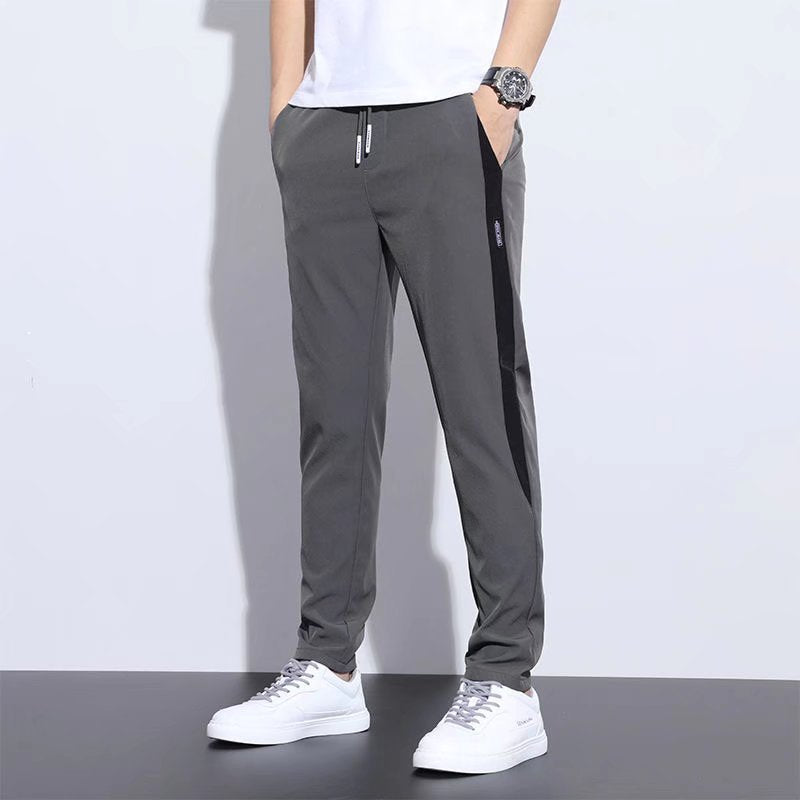 Herren Sportliche Freizeithose mit Kontraststreifen Drune