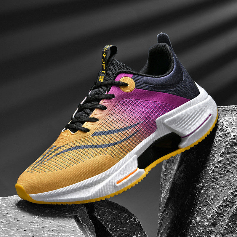 Unisex atmungsaktive Mesh-Runner mit gitterstruktur, stabilisierendem Mittelkeil und geteiltem Stabilisator Drune
