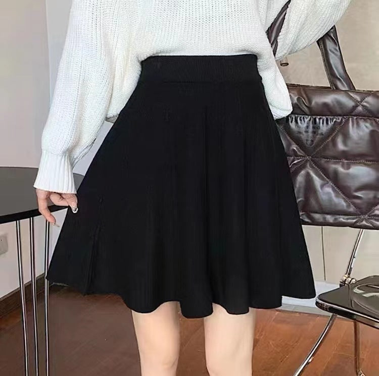 Damen Eleganter und luftiger A-Linien Rock Drune