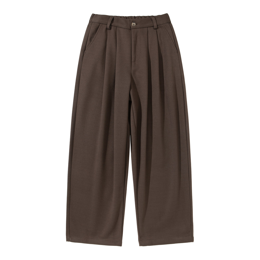 Damen Hochtaillierte Culotte-Hose mit Bundfalten und elastischem Rückenteil Drune