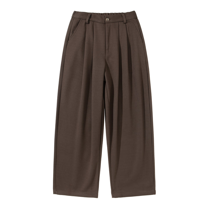Damen Hochtaillierte Culotte-Hose mit Bundfalten und elastischem Rückenteil Drune