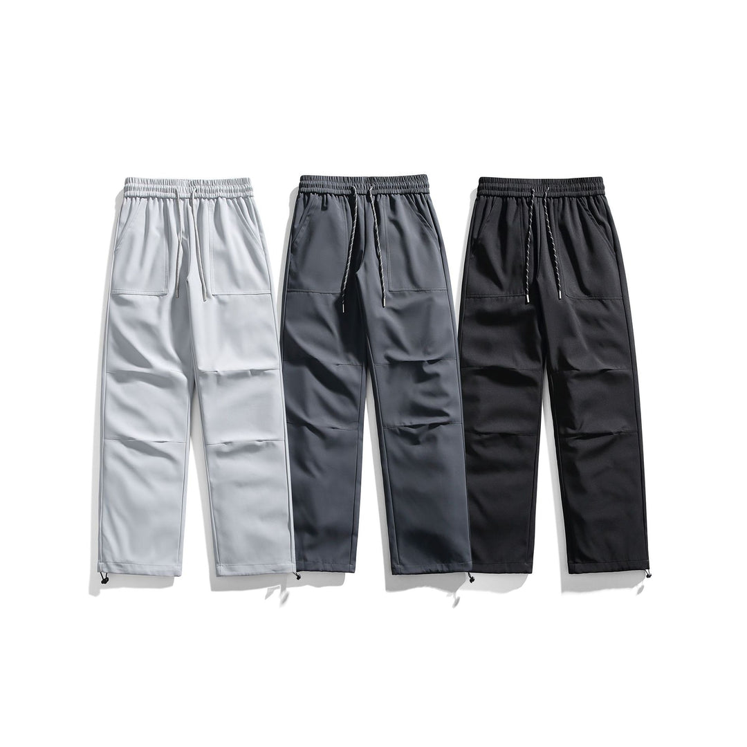 Herren Jogging-Cargohose mit elastischem Bund und verstellbarem Saum Drune