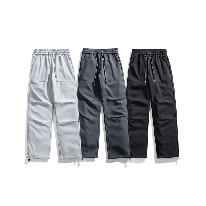 Herren Jogging-Cargohose mit elastischem Bund und verstellbarem Saum Drune