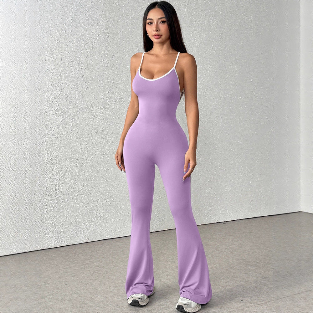 Damen Overall mit Spaghettiträgern Drune