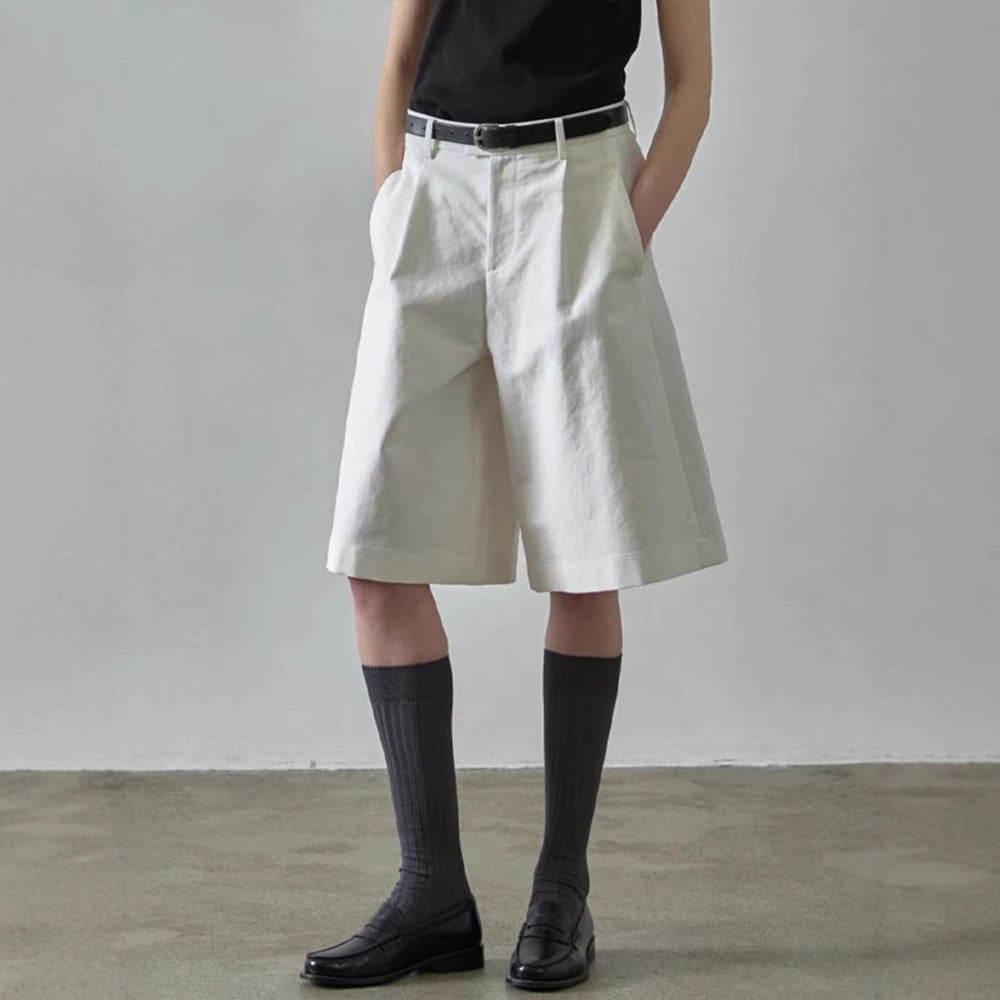 Damen Elegante und bequeme weitem Stoff-Shorts Drune
