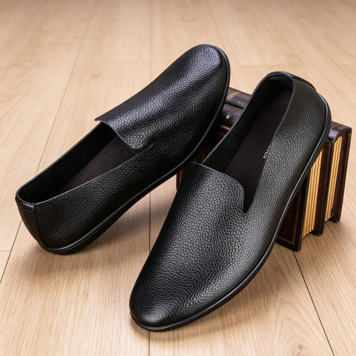 Herren Elegante Ledermokassins Drune