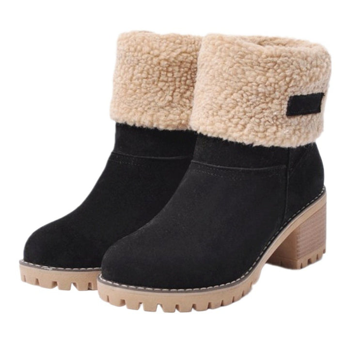 Damen Stiefeletten mit gefüttertem Schaft und rutschfester Sohle Drune