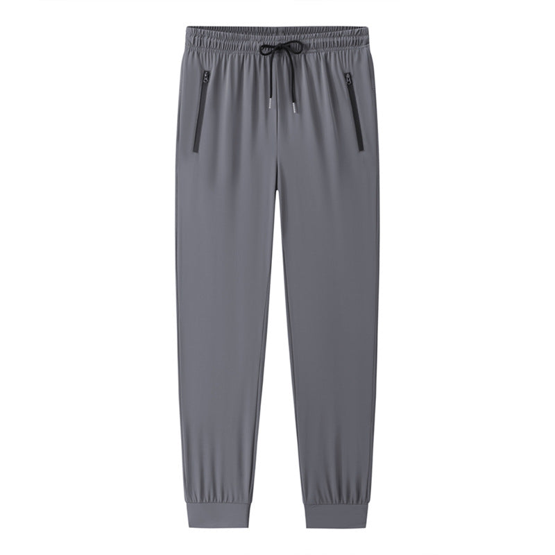Herren Sportliche Jogginghose mit elastischem Bund und praktischen Reißverschluss-Taschen Drune