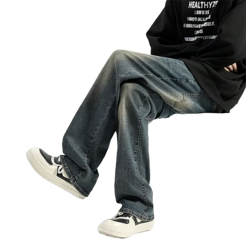 Herren lässige Denim-Jeans im Vintage-Stil Drune