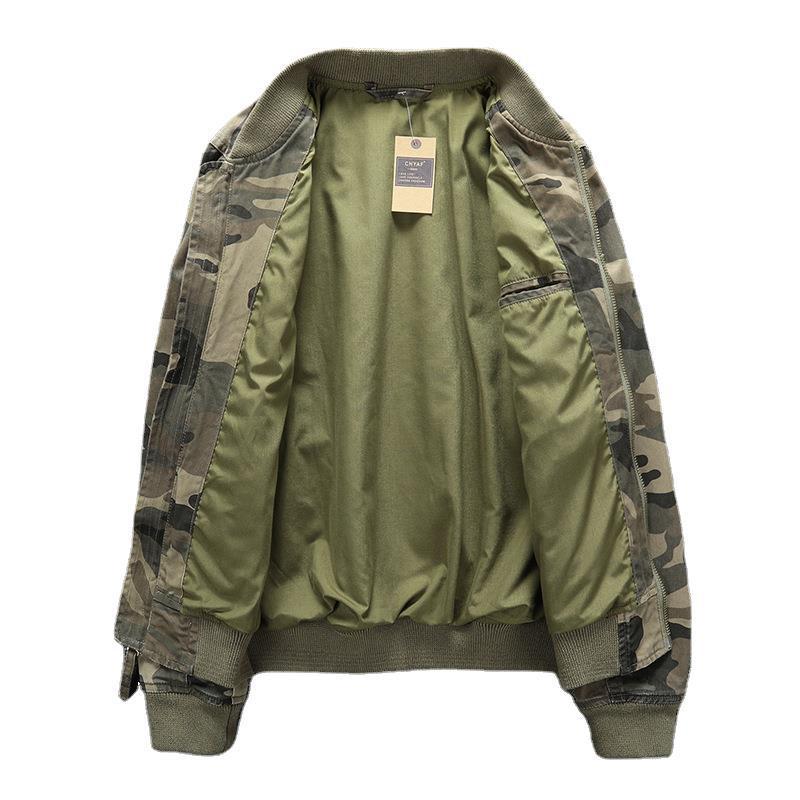 Herren Bomberjacke im Camouflage-Design Drune
