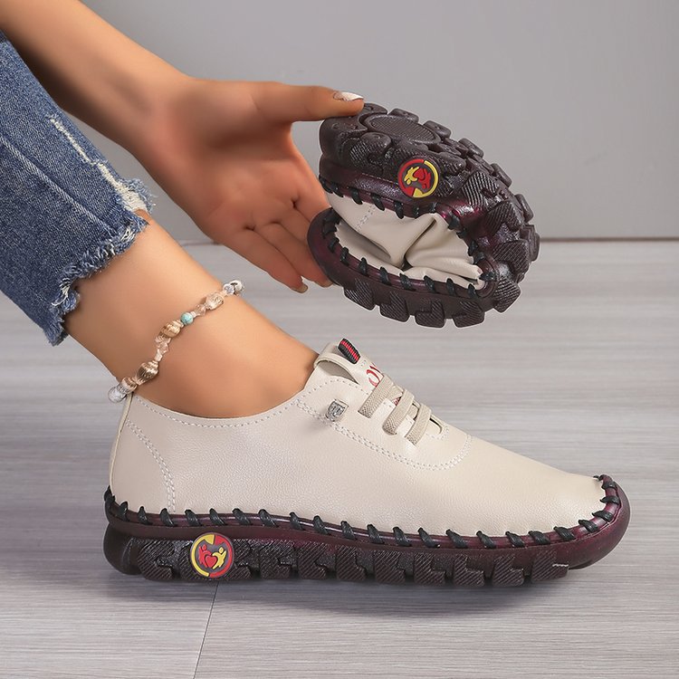Damen  leichte Alltags-Slipper-Sneaker mit verdeckter Schnürung, elastischem Einstieg und griffiger Trailsohle Drune