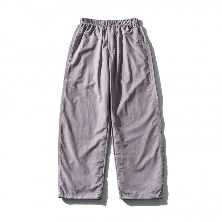 Unisex Weite Crinkle-Hose mit elastischem Tunnelzugbund, tiefem Schritt und Seitentaschen Drune
