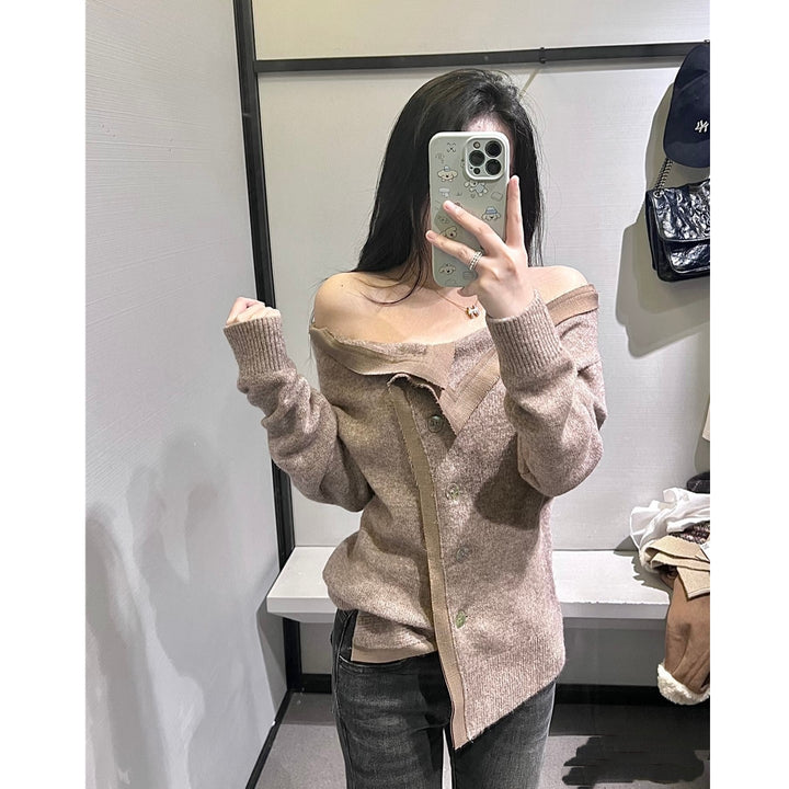Damen Kuschelweicher Cardigan mit geschmackvollem Bindegürtel Drune