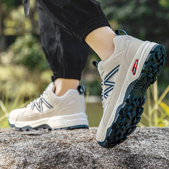 Herren robuste Outdoor-Trailrunner mit verstärkter Zehenkappe und stoßdämpfender Profilsohle Drune