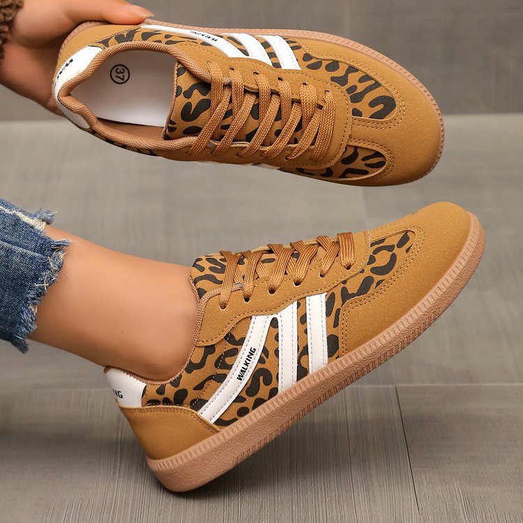 Damen Retro-Sneaker mit Gummisohle, leichtem Textilfutter und Komfortfußbett Drune