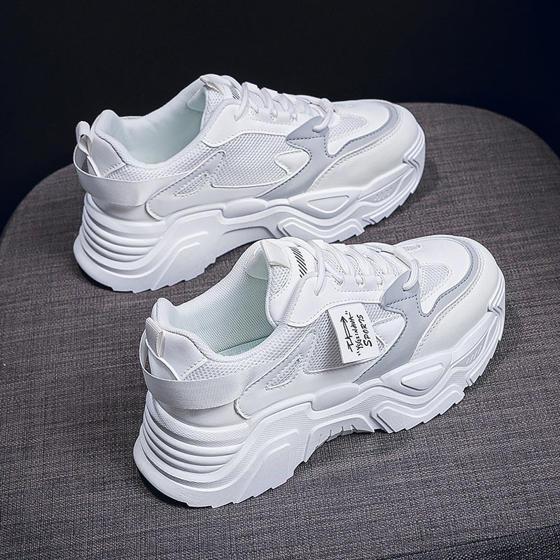 Damen Sneakers im modernen Chunky-Stil mit atmungsaktivem Obermaterial und gepolsterter Sohle Drune