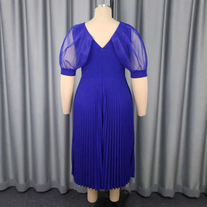 Damen Luftiges Midikleid mit raffinierten Chiffonärmeln Drune