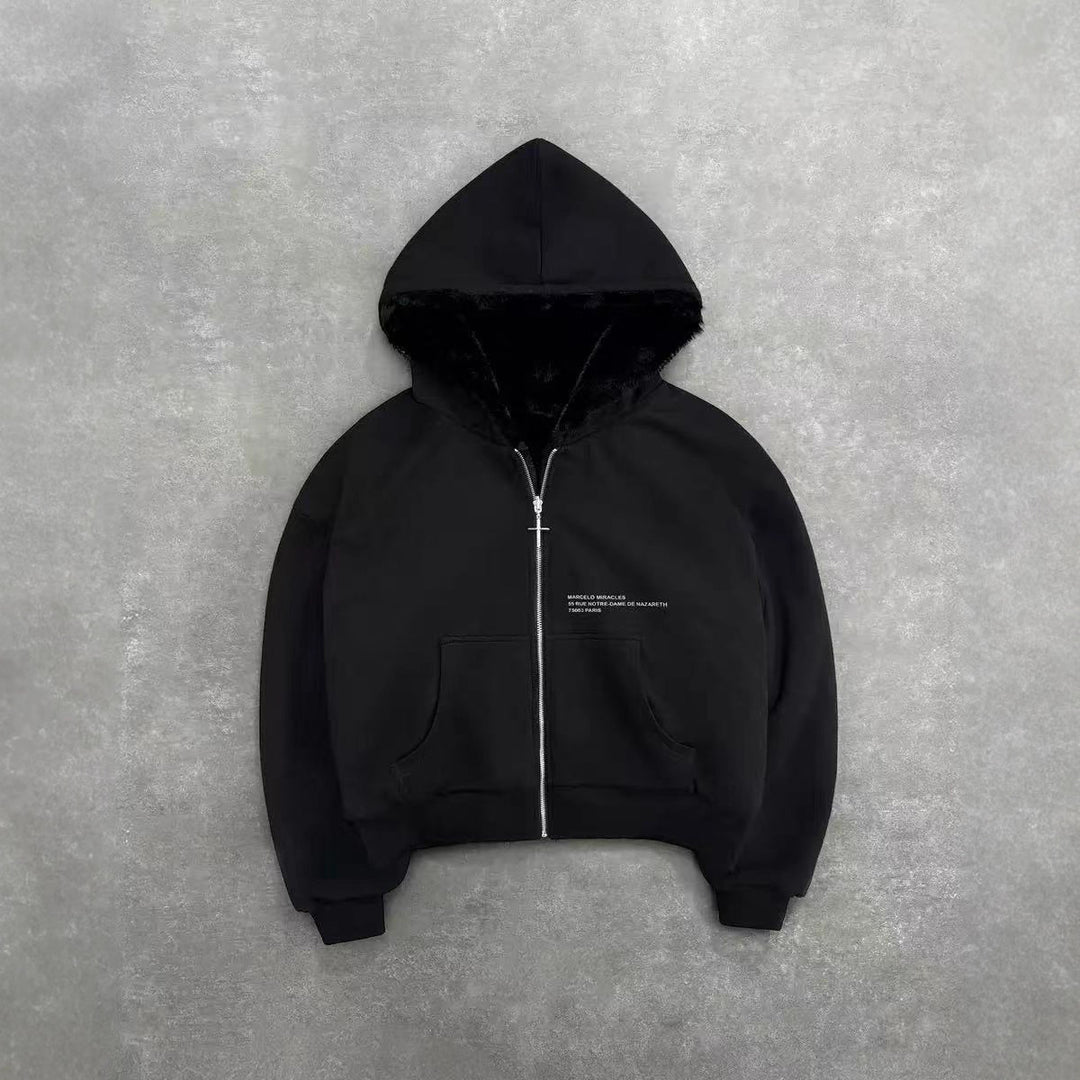 Damen Fleecejacke mit Wendefutter im Tierdesign Drune