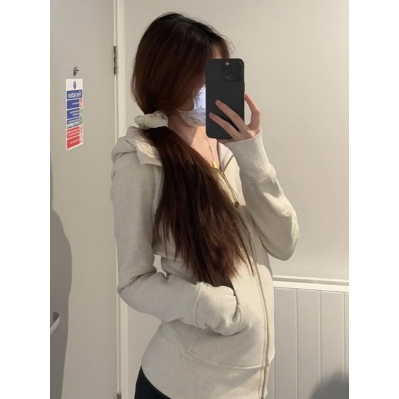 Damen Sportlicher Hoodie Drune