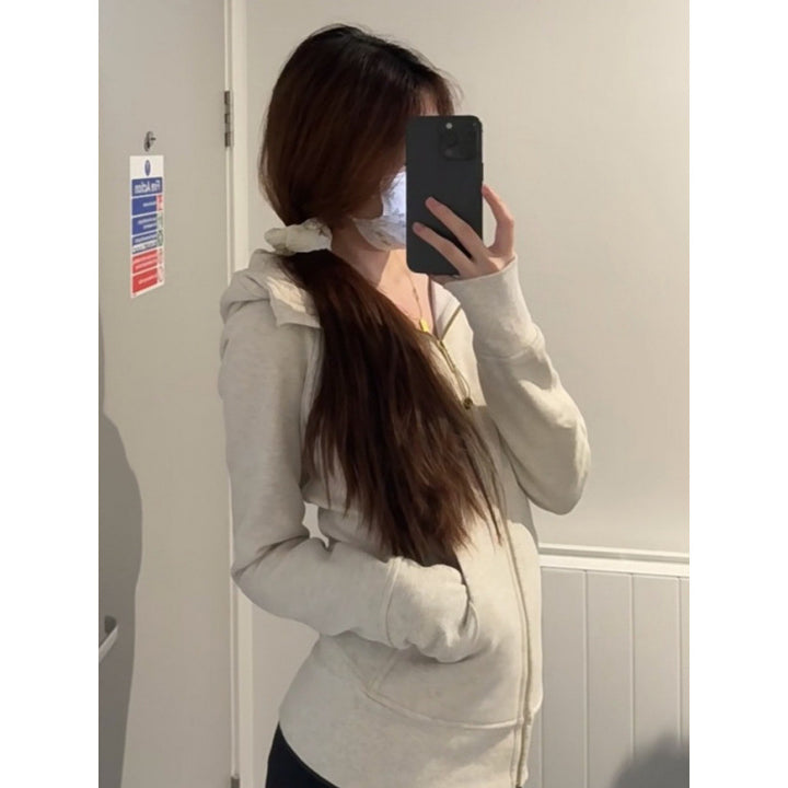 Damen Sportlicher Hoodie Drune